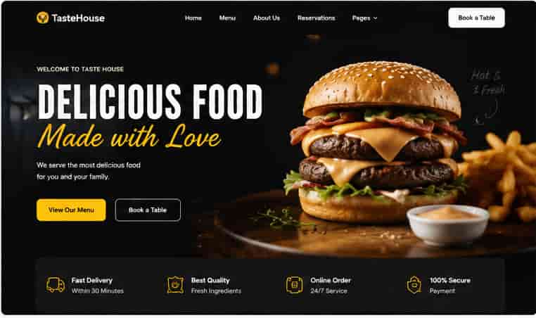 Restaurant Website